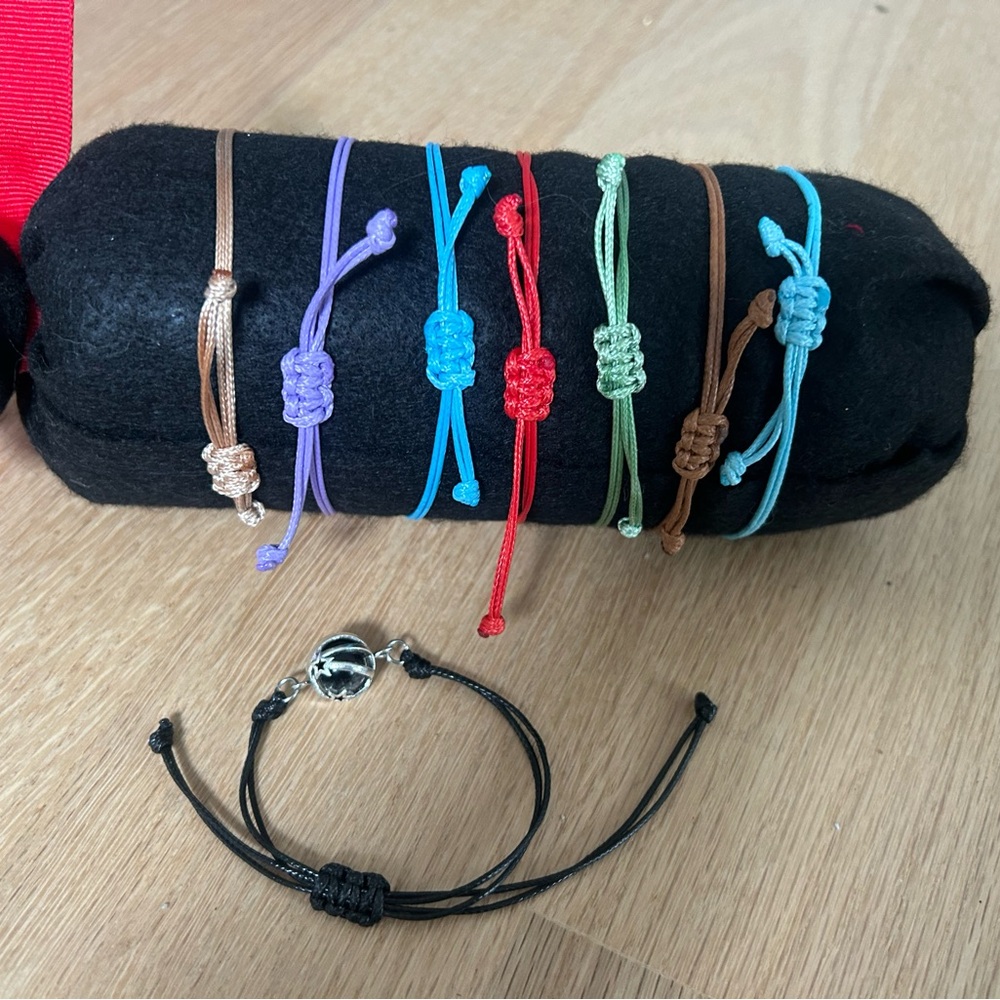Handmade Colorful Adjustable Fidget Bracelets - Picture 3 of 5